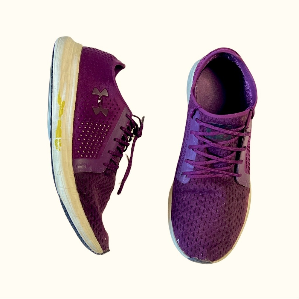Under Armour women shoes size 8 purple color